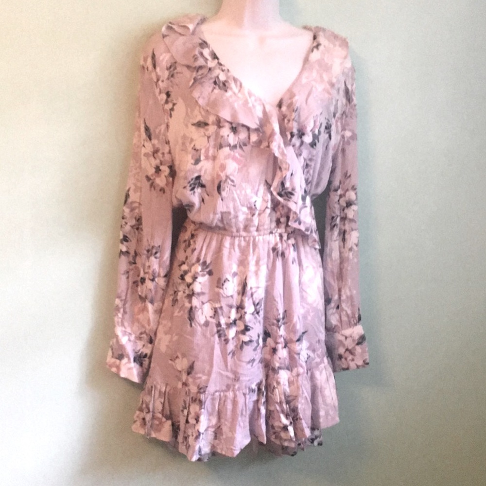 NWT American Rag Peasant Mini Dress size Large - Picture 1 of 9